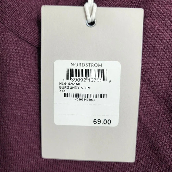 Chelsea28 Women's High Low Crewneck Sweater Cashmere Blend Size XXS NWT - Picture 6 of 10